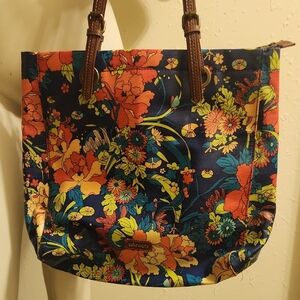 Sakroots Navy Floral Tote Bag